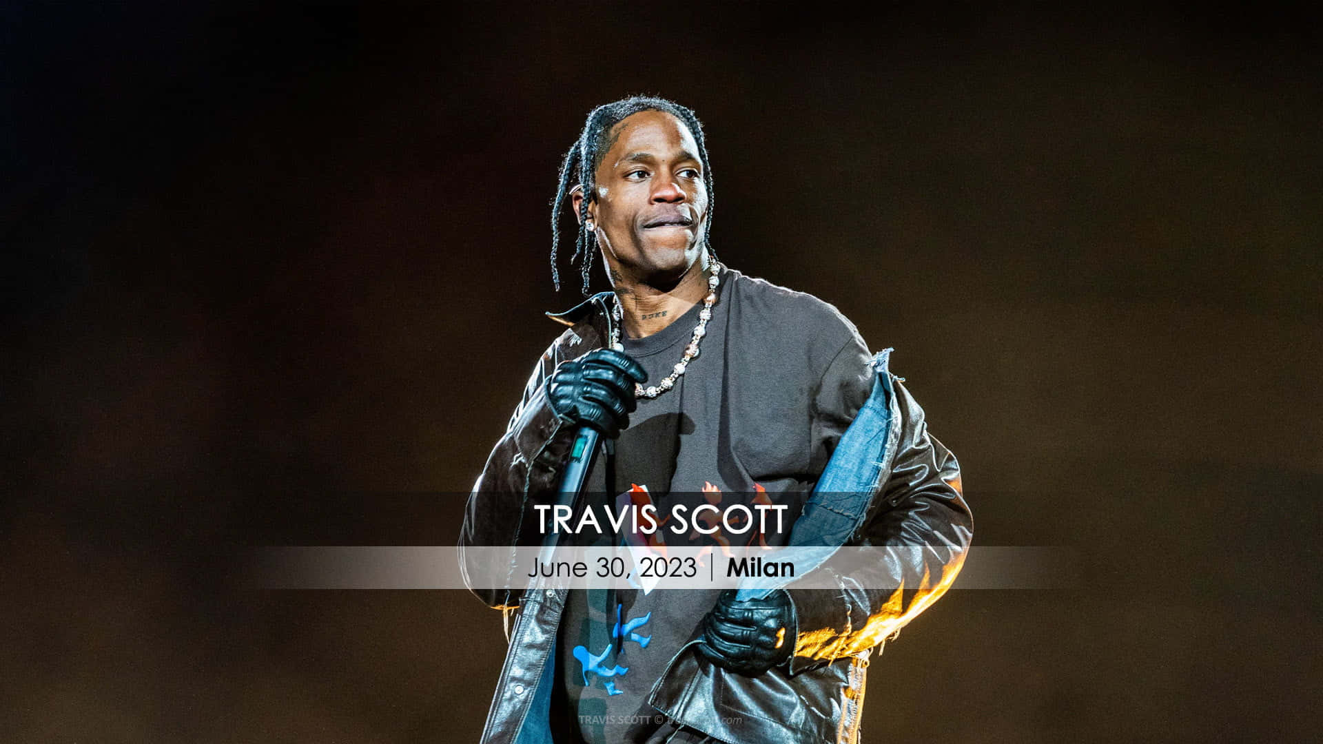 Den indflydelsesrige hip-hop kunstner Travis Scott er funktioneret på denne dynamiske tapet.