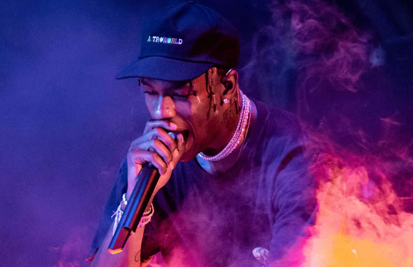 Musical innovator Travis Scott bringing his electric sound to the stage.