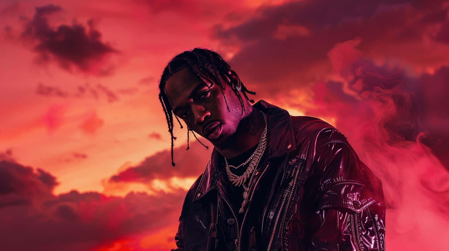 Travis Scott Utopia Album Teaser Achtergrond