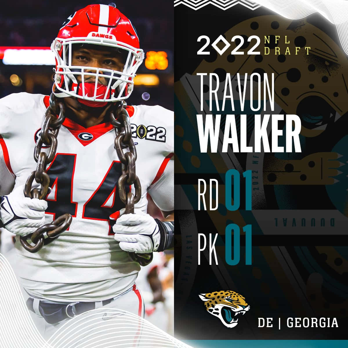 Travon Walker 2022 NFL Draft Plakat Wallpaper