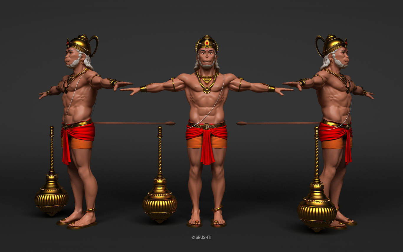 Tre Lord Hanuman 3d Wallpaper