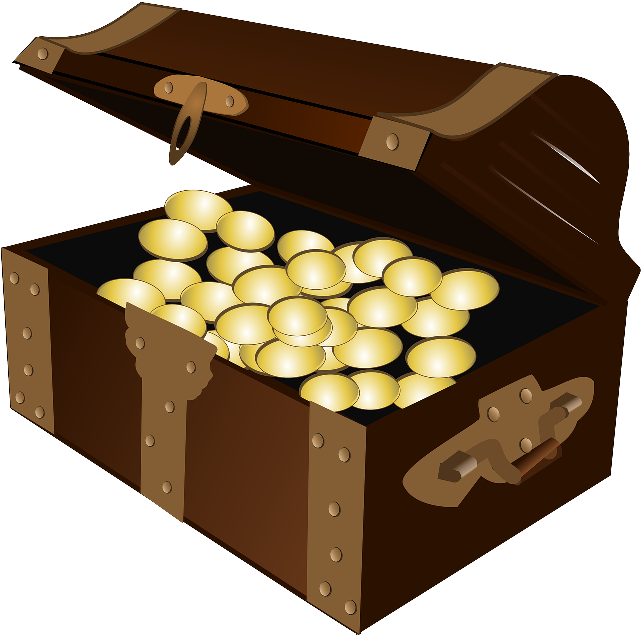 Treasure Chest Fullof Gold Coins.png PNG