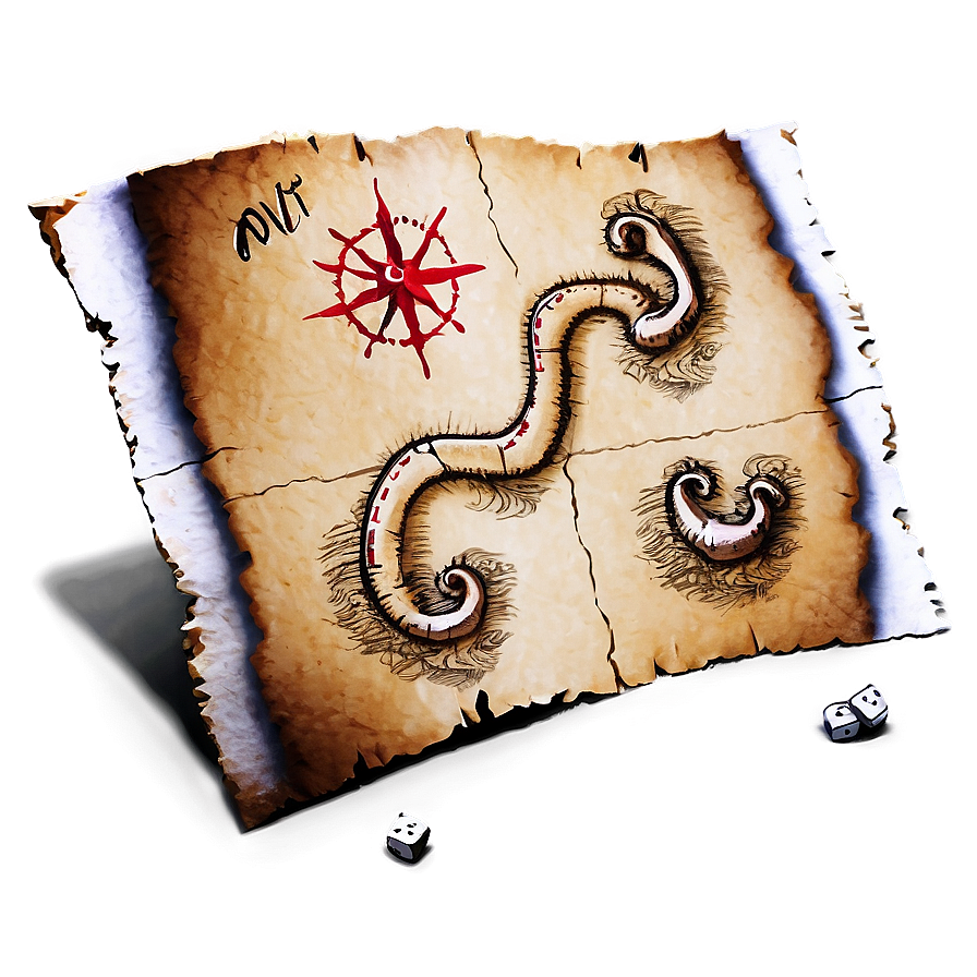 Treasure Map Png Vke54 PNG