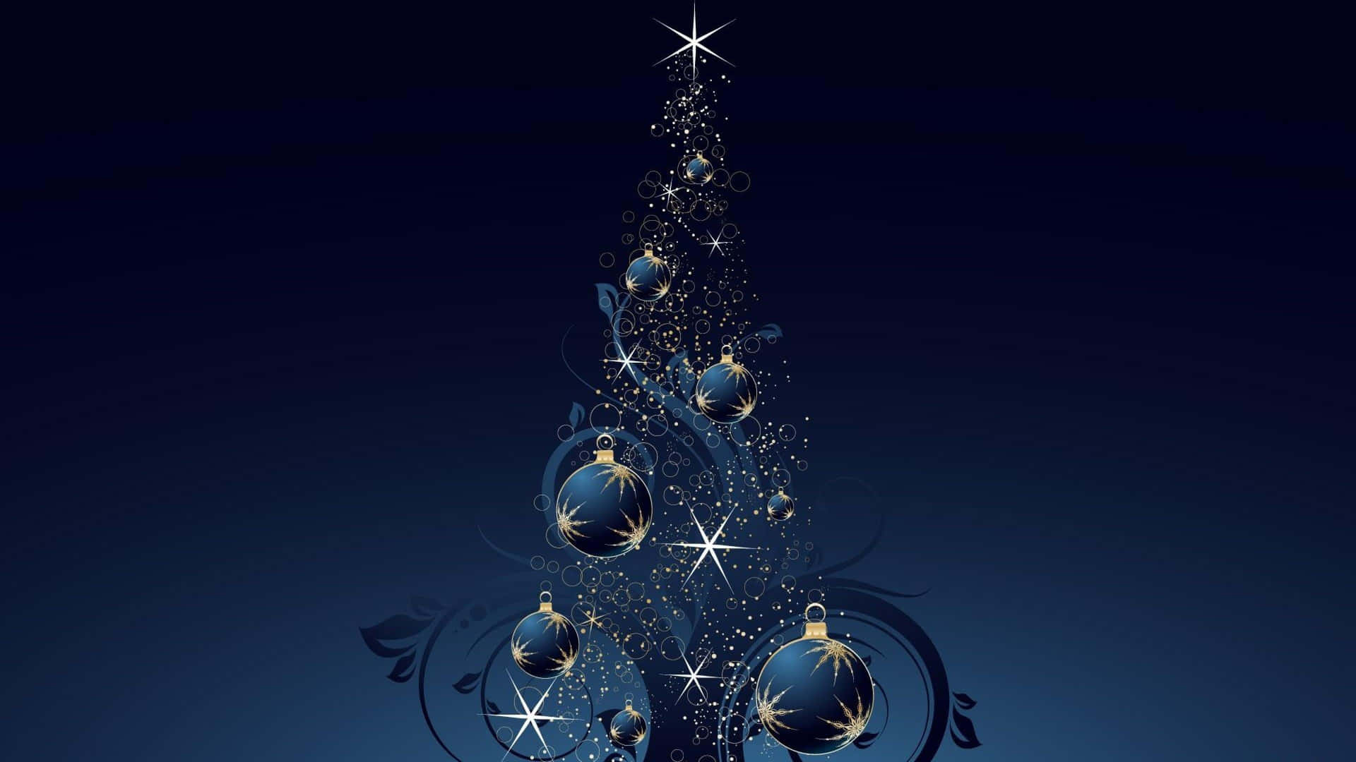 Tree Artwork High Resolution Christmas Desktop Wallpaper