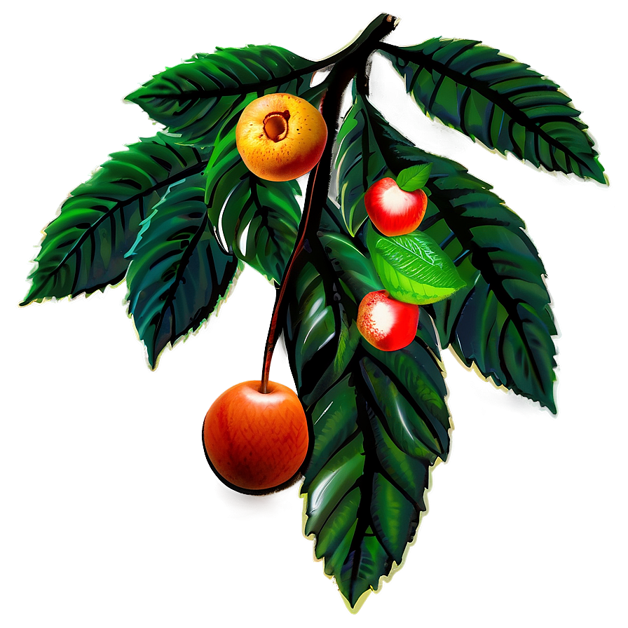 Tree Branch With Fruit Png Frp3 PNG