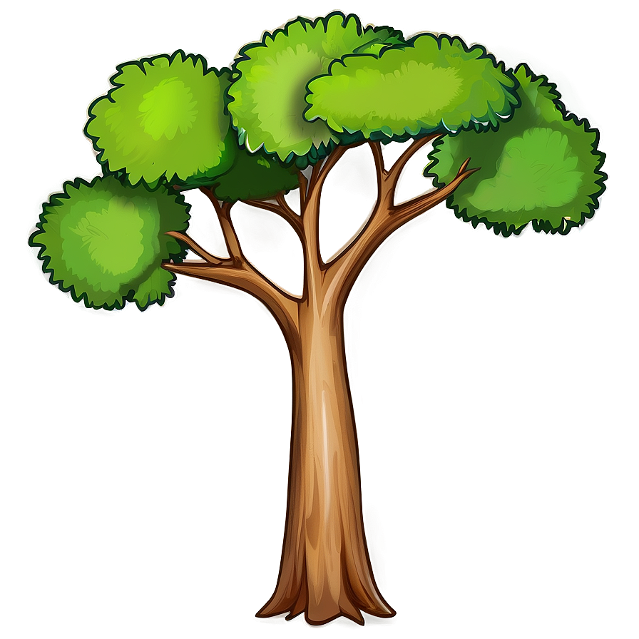 Tree Drawing B PNG