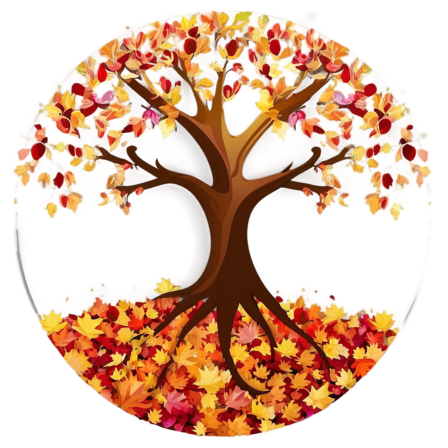 Tree Of Life In Autumn Colors Png 59 PNG