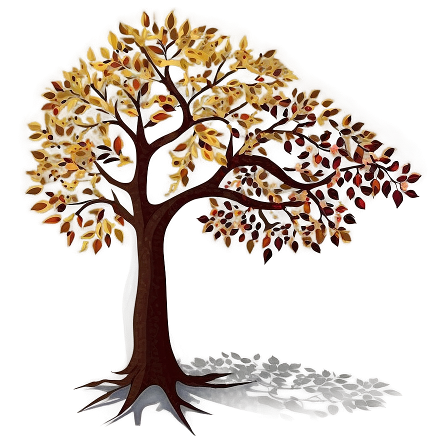 Tree Of Life In Autumn Colors Png Vph29 PNG