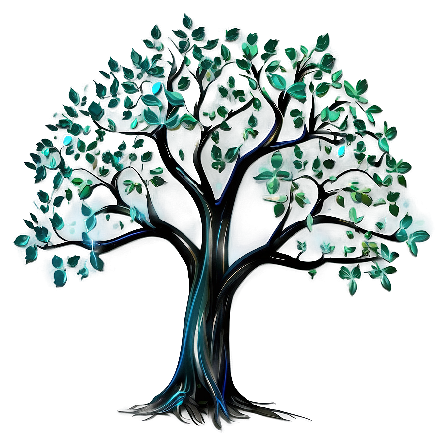 Tree Of Life In Digital Art Style Png 22 PNG