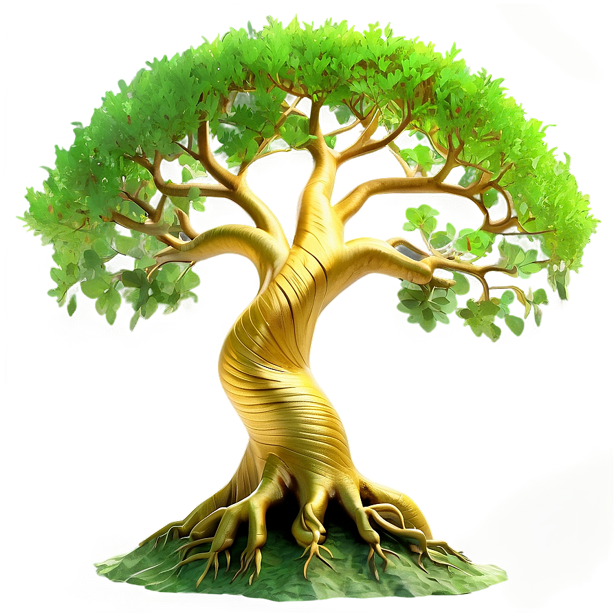Tree Of Life In Golden Hue Png 74 PNG