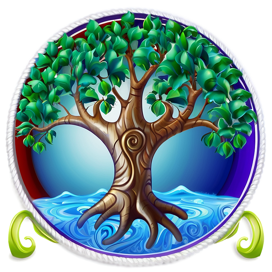 Tree Of Life In Ocean Theme Png 7 PNG