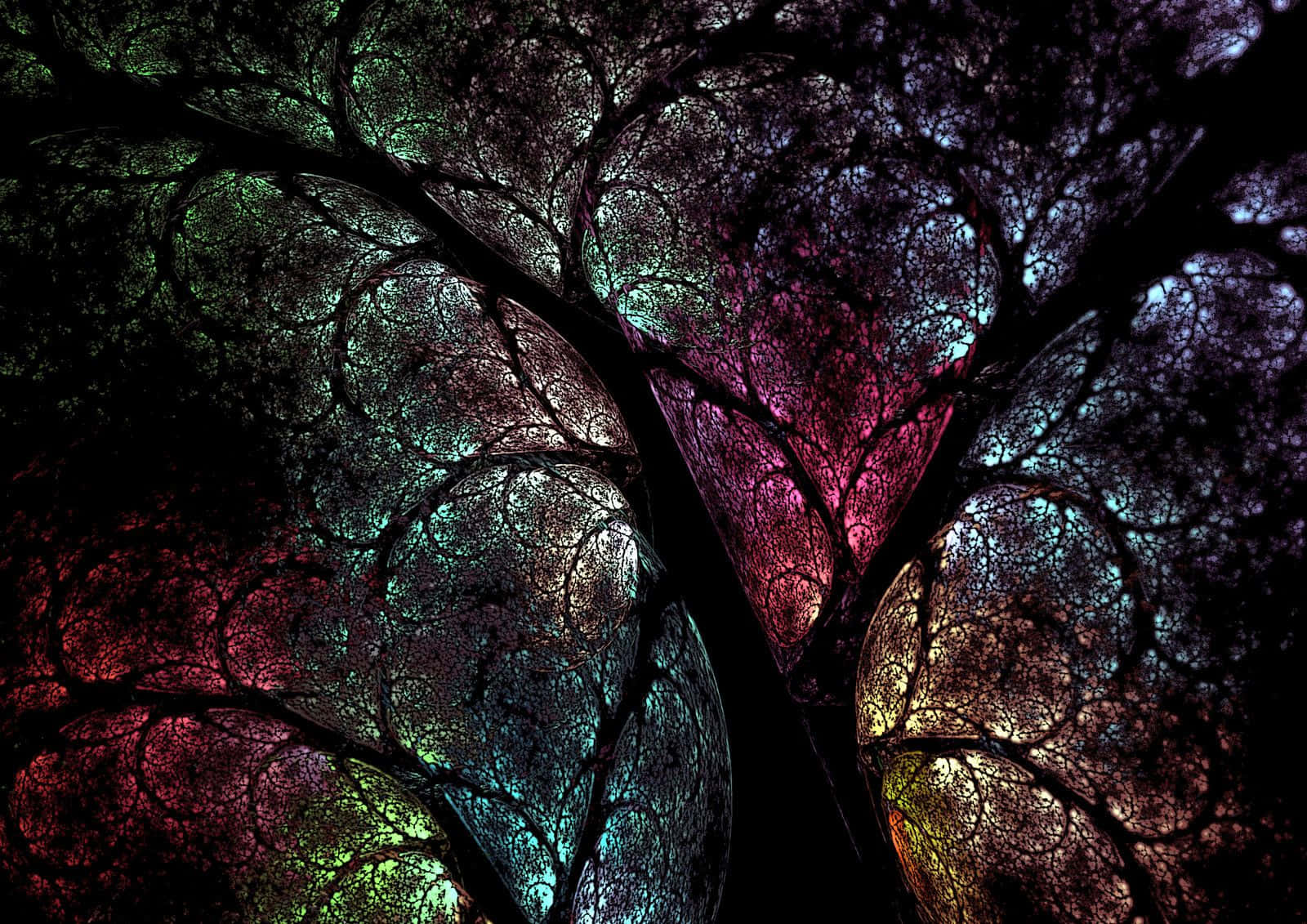 Detberömda Tree Of Life, Symboliskt För Lycka, Balans Och Uppfyllande. Wallpaper