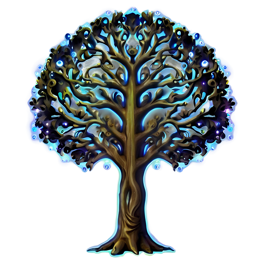 Tree Of Life With Ethereal Aura Png 06122024 PNG