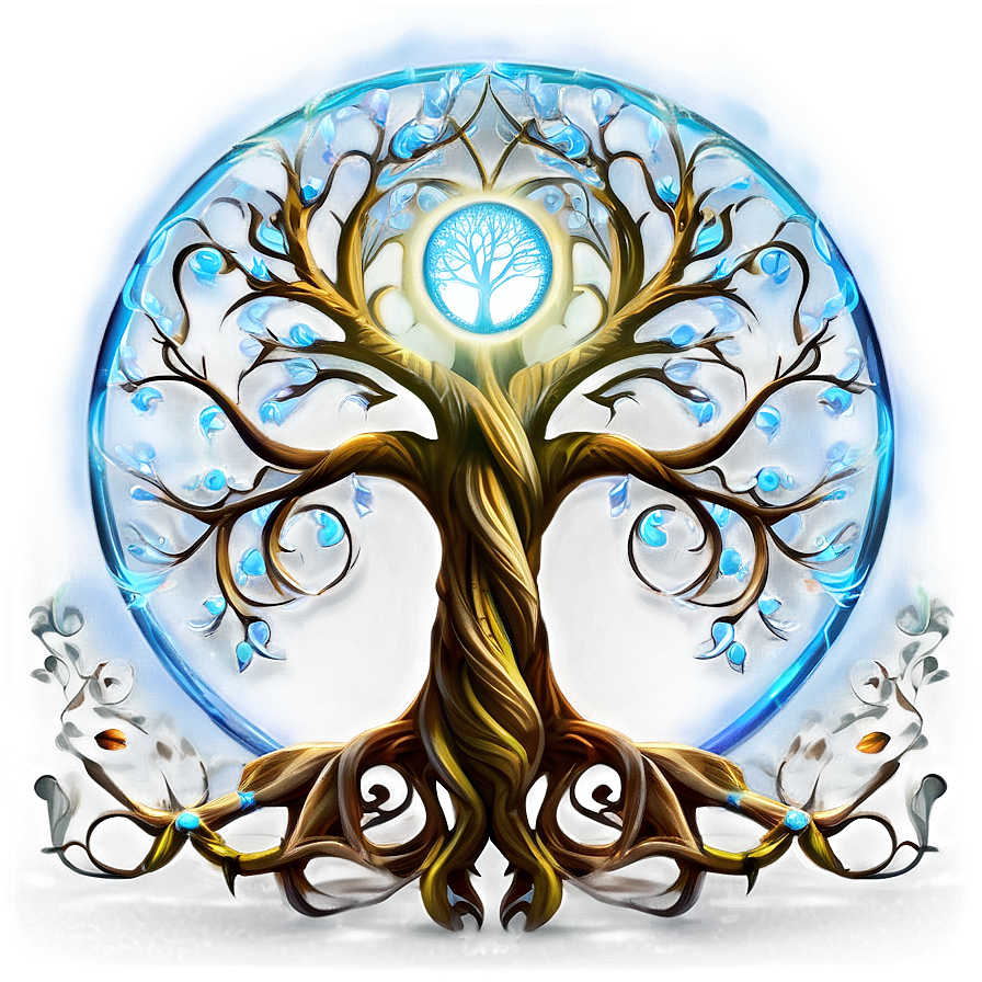 Tree Of Life With Ethereal Aura Png Gqo65 PNG