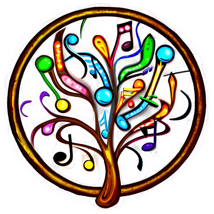 Tree Of Life With Musical Notes Png Kcy PNG