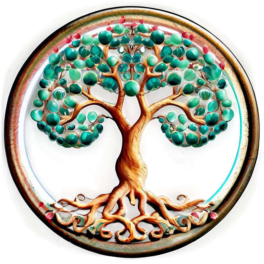 Tree Of Life With Zen Circles Png Dqh46 PNG