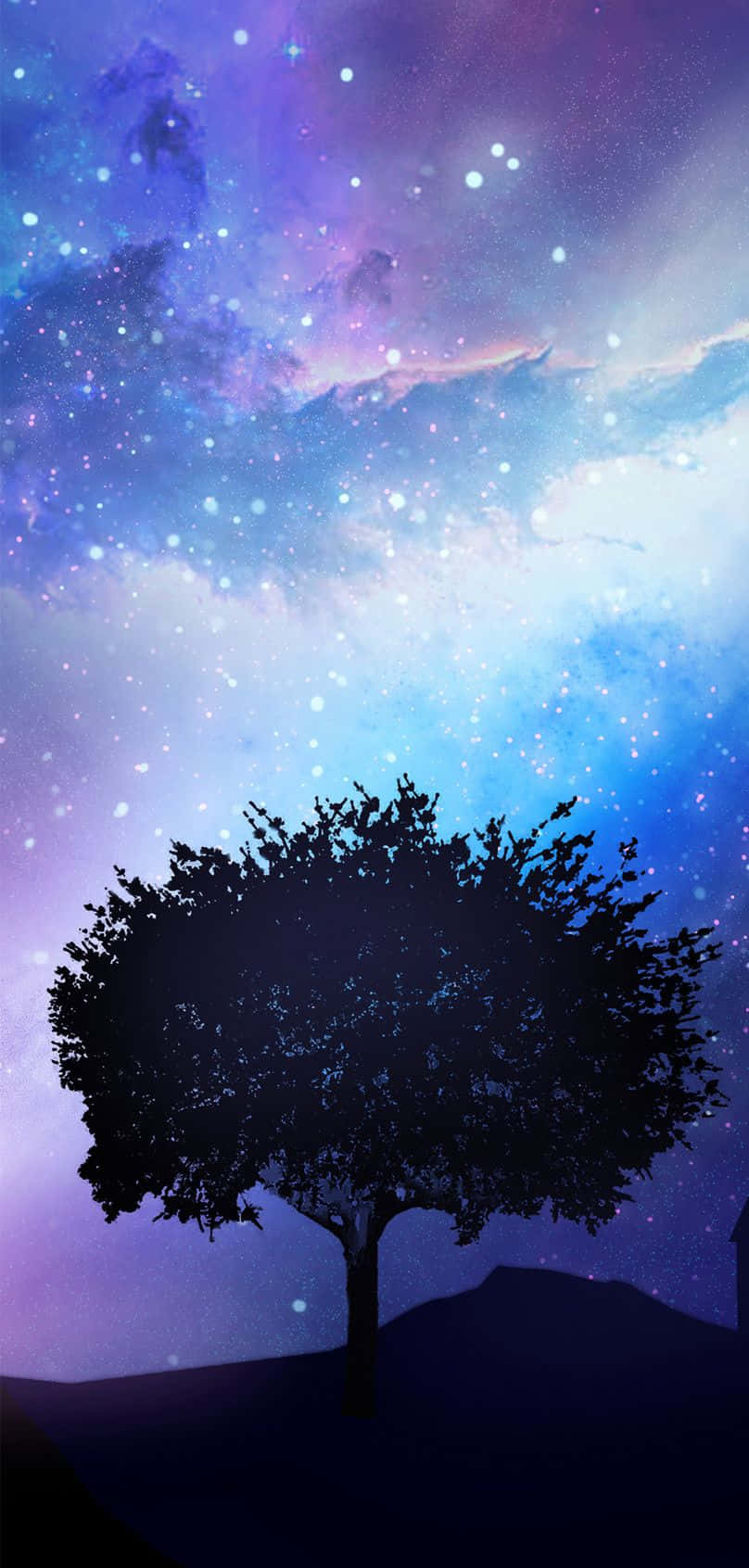 A Tree In The Sky Wallpaper