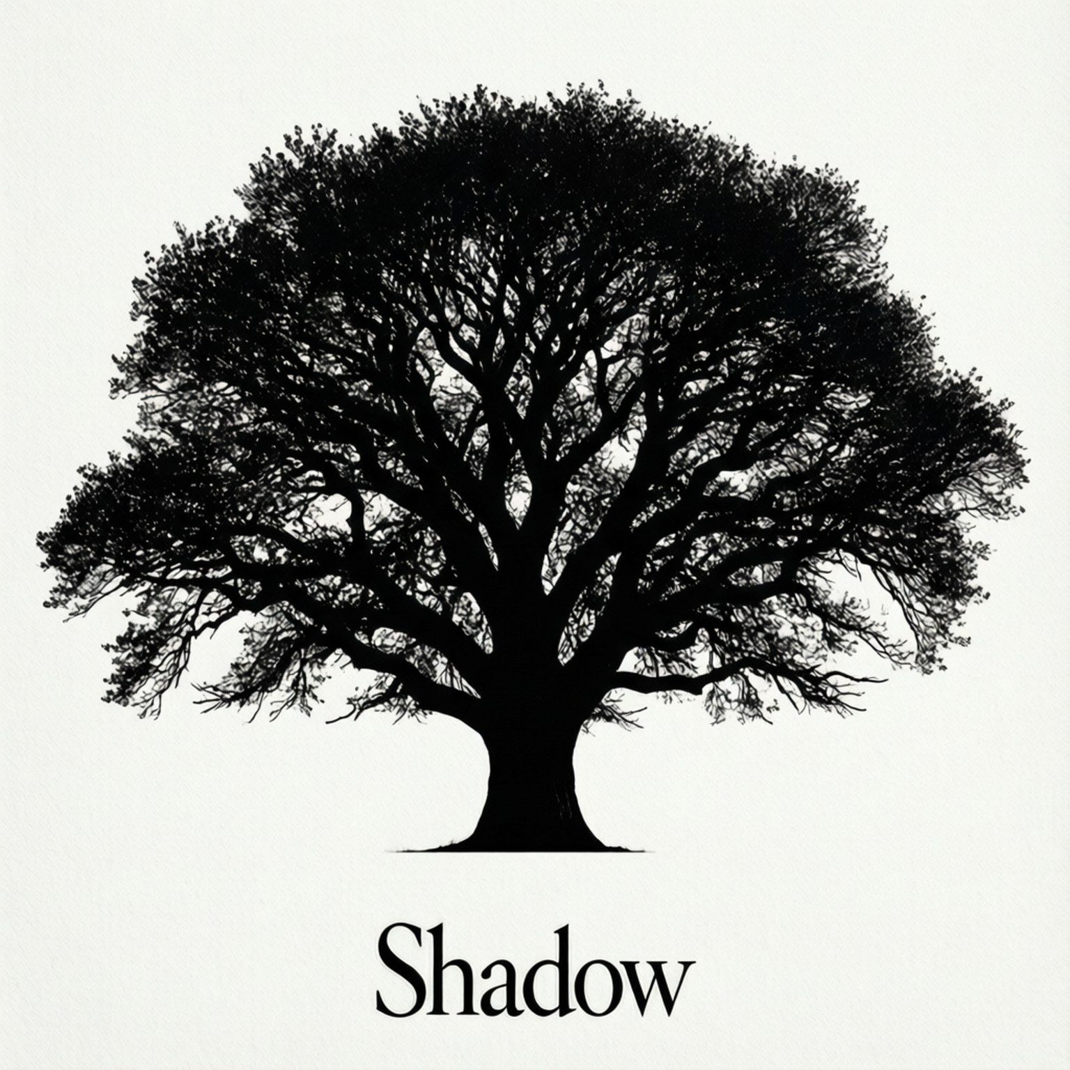 Tree Shadow Typography Bakgrunner