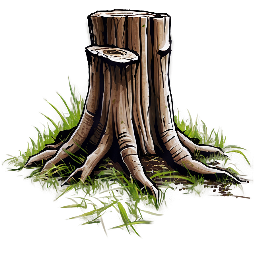 Tree Stump A PNG