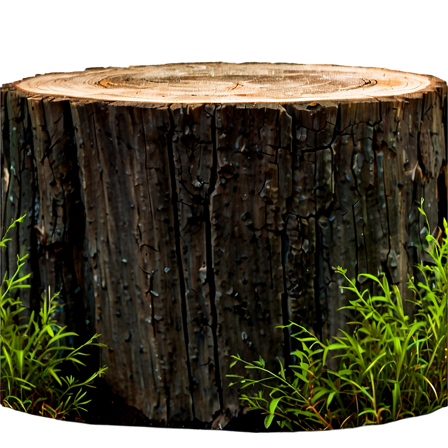 Tree Stump In Landscape Png Fbr40 PNG