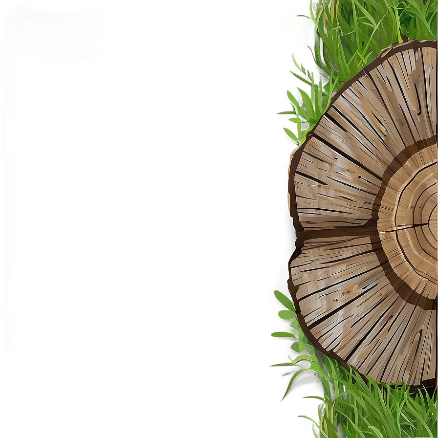 Tree Stump In Meadow Png Rwa PNG