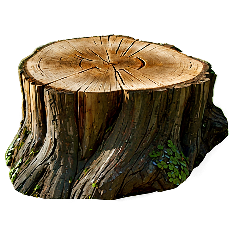 Tree Stump In Sunrise Png Mat57 PNG