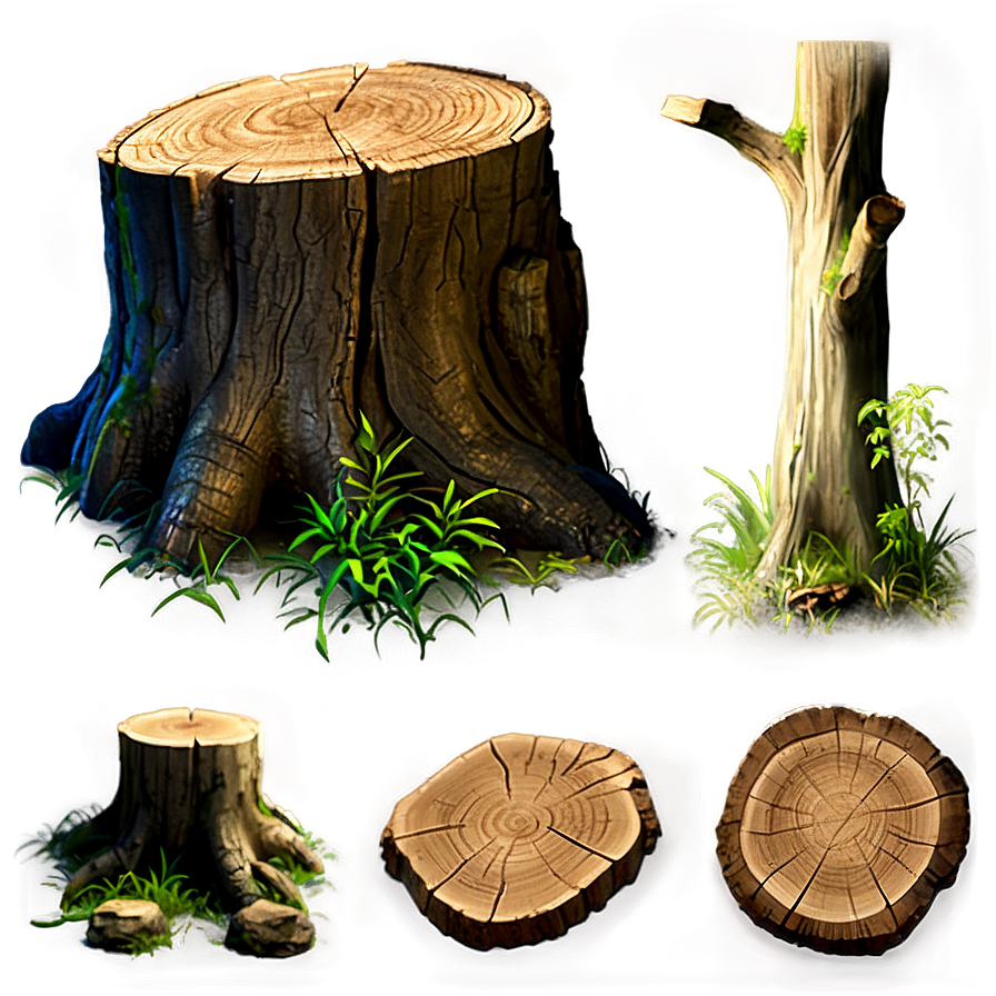 Tree Stump Isolated Png Cwr PNG