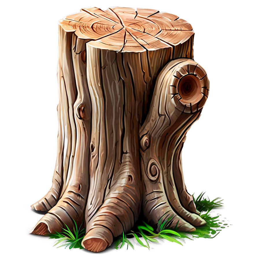 Tree Stump Side View Png 06132024 PNG