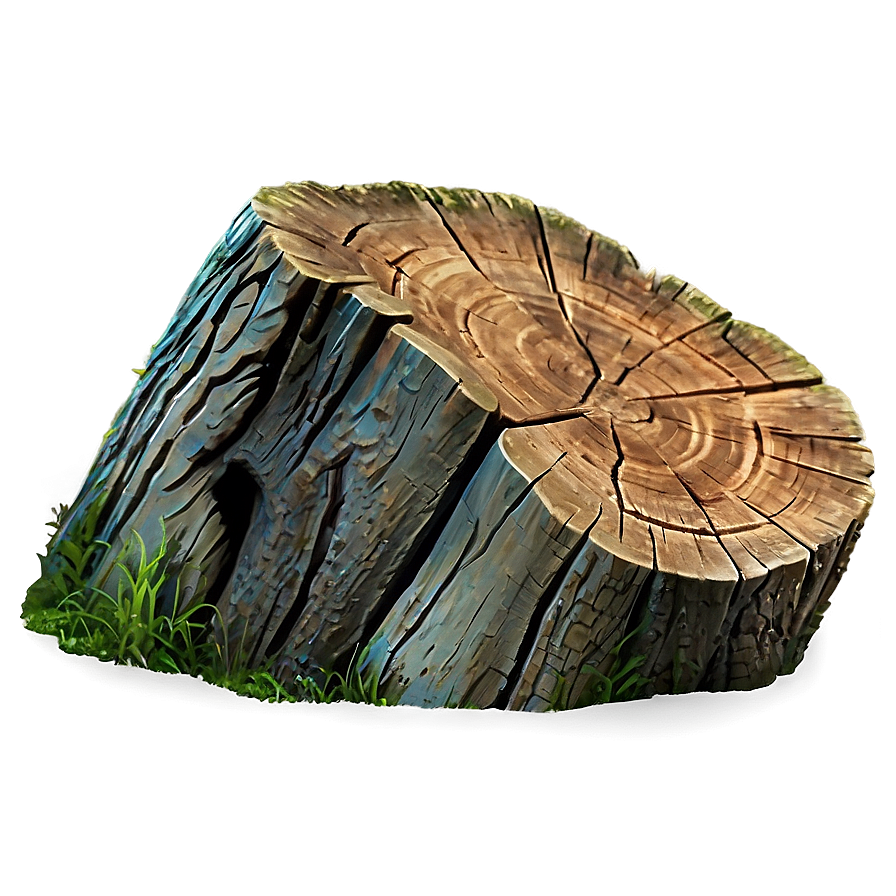 Tree Stump Side View Png 06132024 PNG