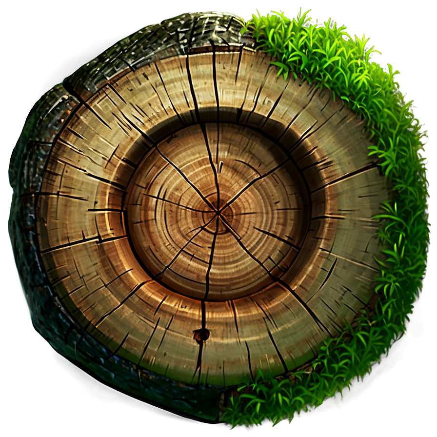 Tree Stump Top View Png 06132024 PNG