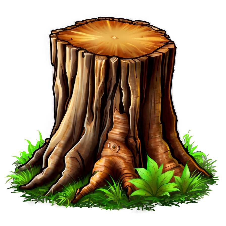 Tree Stump With Fungus Png 18 PNG