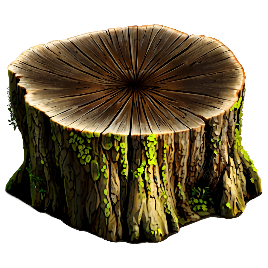 Tree Stump With Fungus Png 35 PNG