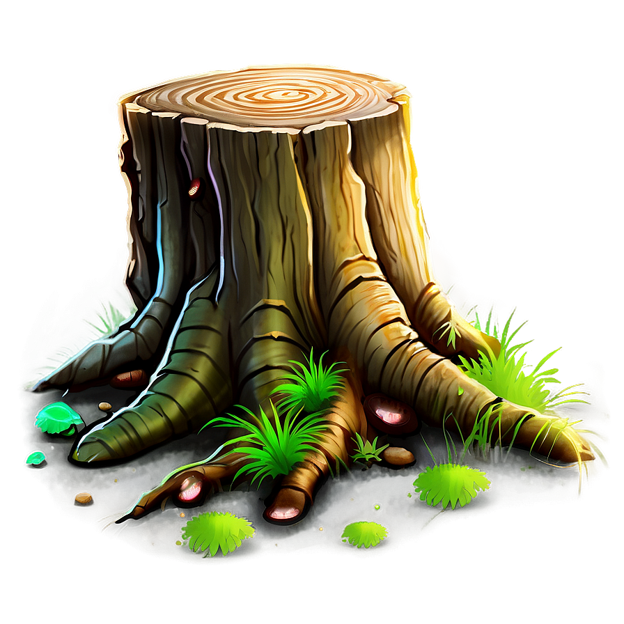 Tree Stump With Fungus Png 92 PNG