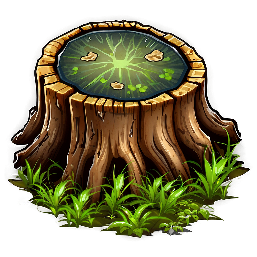 Tree Stump With Fungus Png Wgb97 PNG