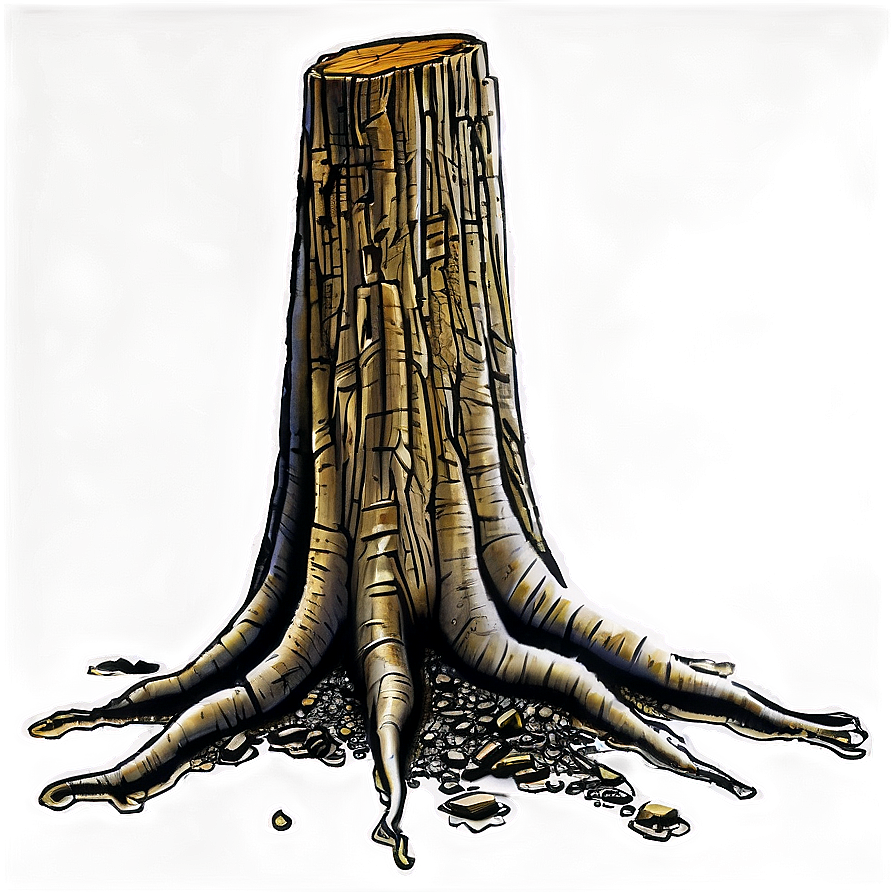 Tree Stump With Roots Png 75 PNG