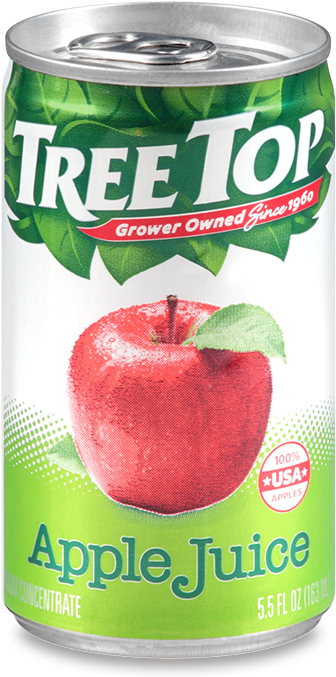 Tree Top Apple Juice Can PNG