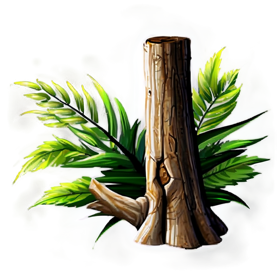Tree Trunk In Forest Png Pfw89 PNG