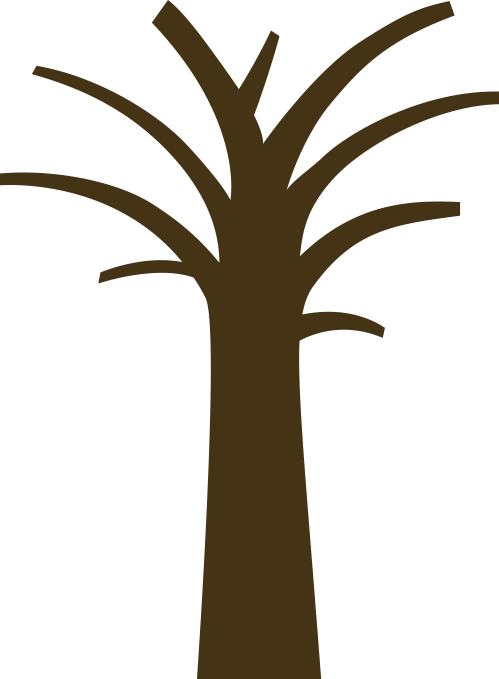Tree Trunk Silhouette PNG