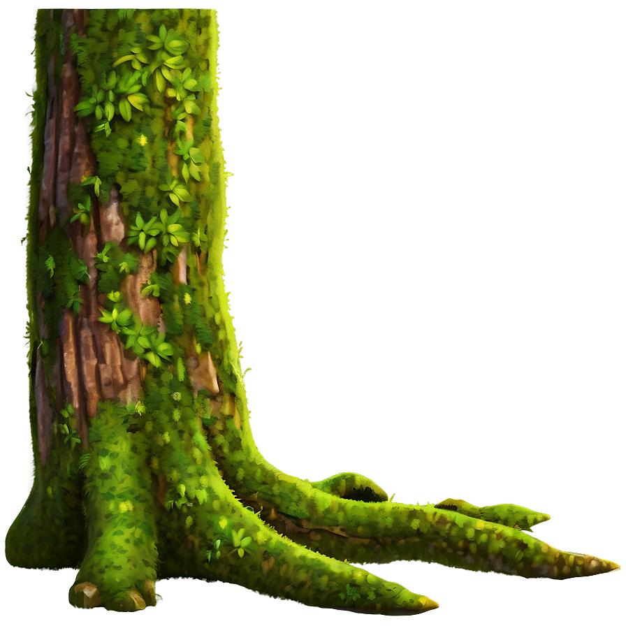 Tree Trunk With Moss Png Ibk PNG