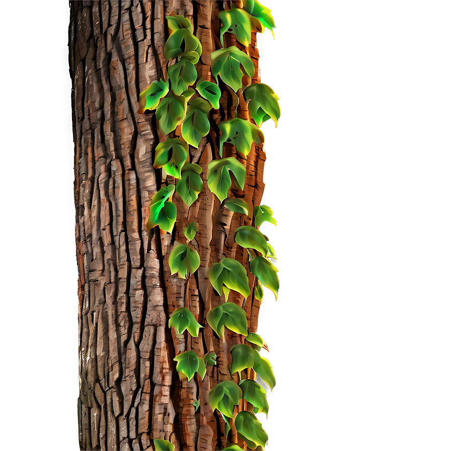 Tree Trunk With Vines Png Bir PNG