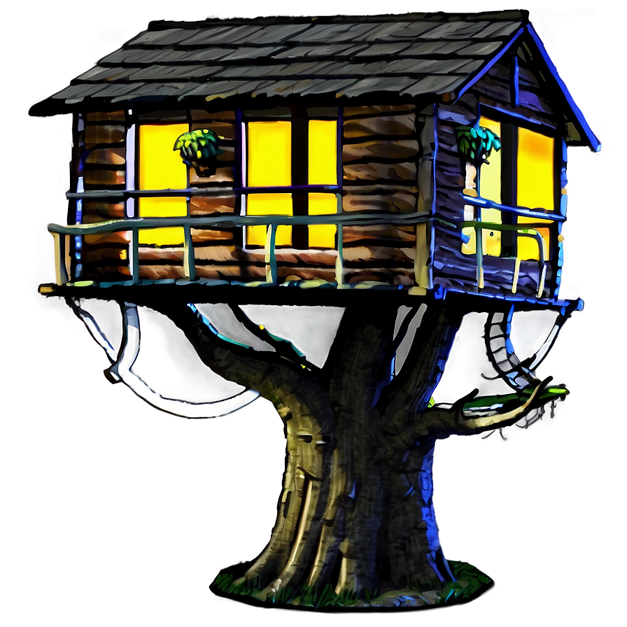 Treehouse Fantasy Png Etb47 PNG