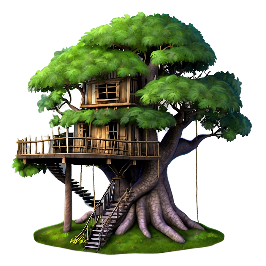 Treehouse Fantasy Png Roa52 PNG