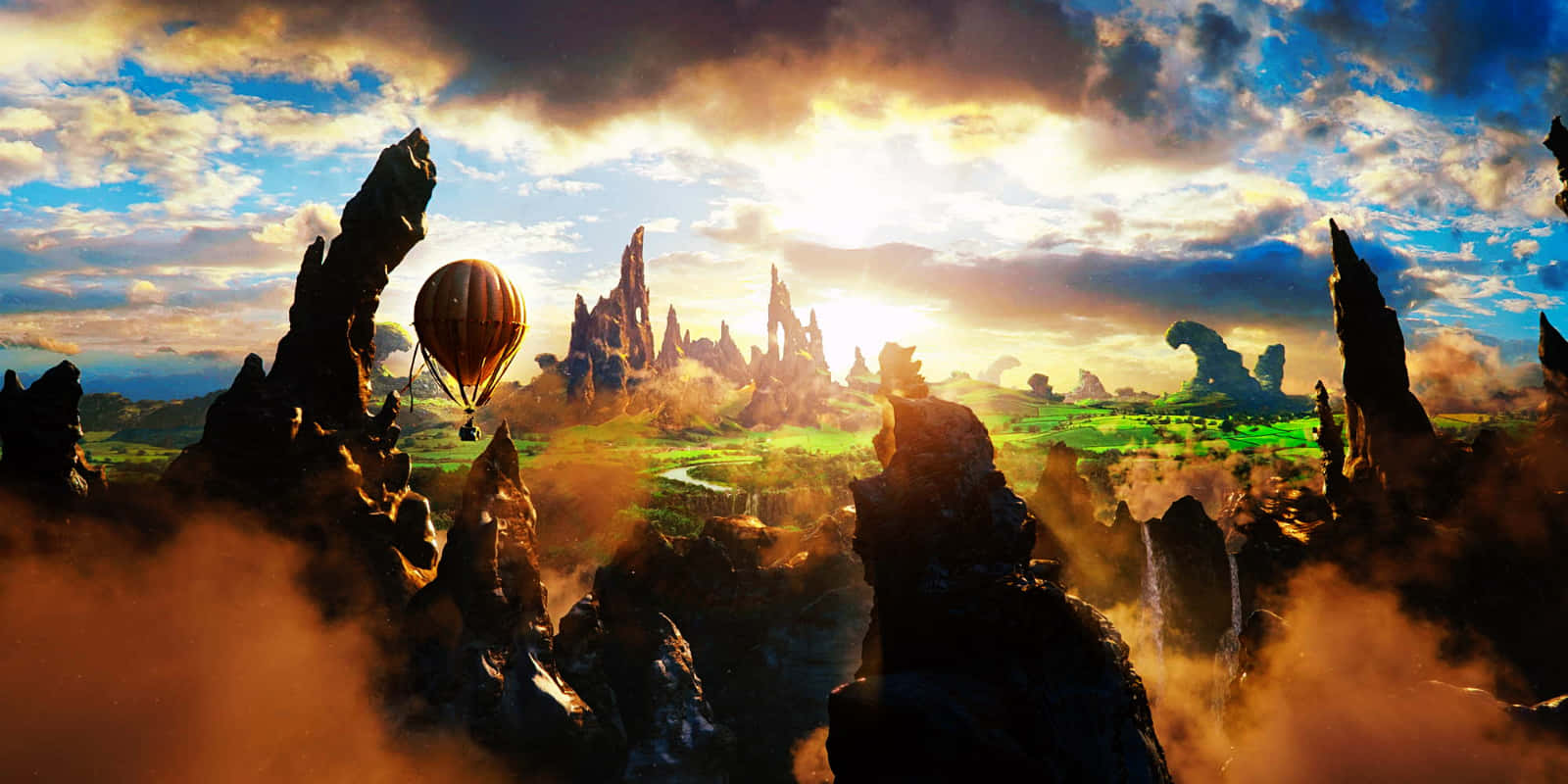 Tremendous Scene From Oz The Great And Powerful Wallpaper