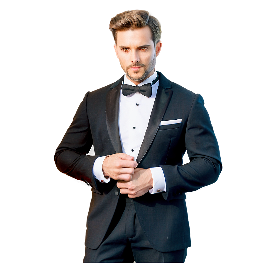 Trendsetting Tuxedo Styles Png 05242024 PNG