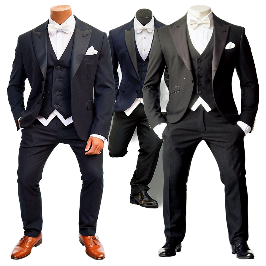 Trendsetting Tuxedo Styles Png Rca75 PNG