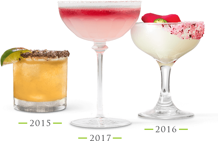 Trendy Cocktails Through Years PNG