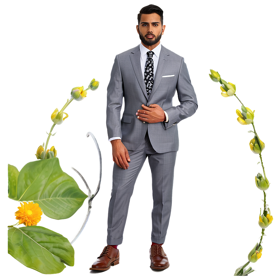 Trendy Man Suit Png 05242024 PNG