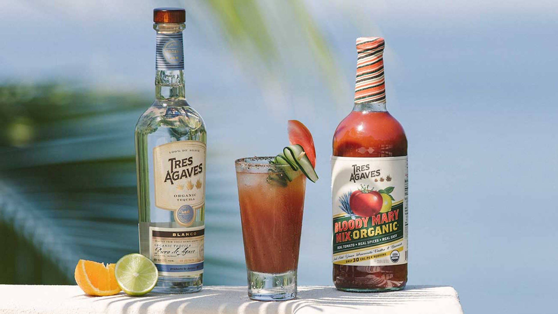 Tre Agaves Bloody Mary Margarita Mix Økologisk til salg Wallpaper