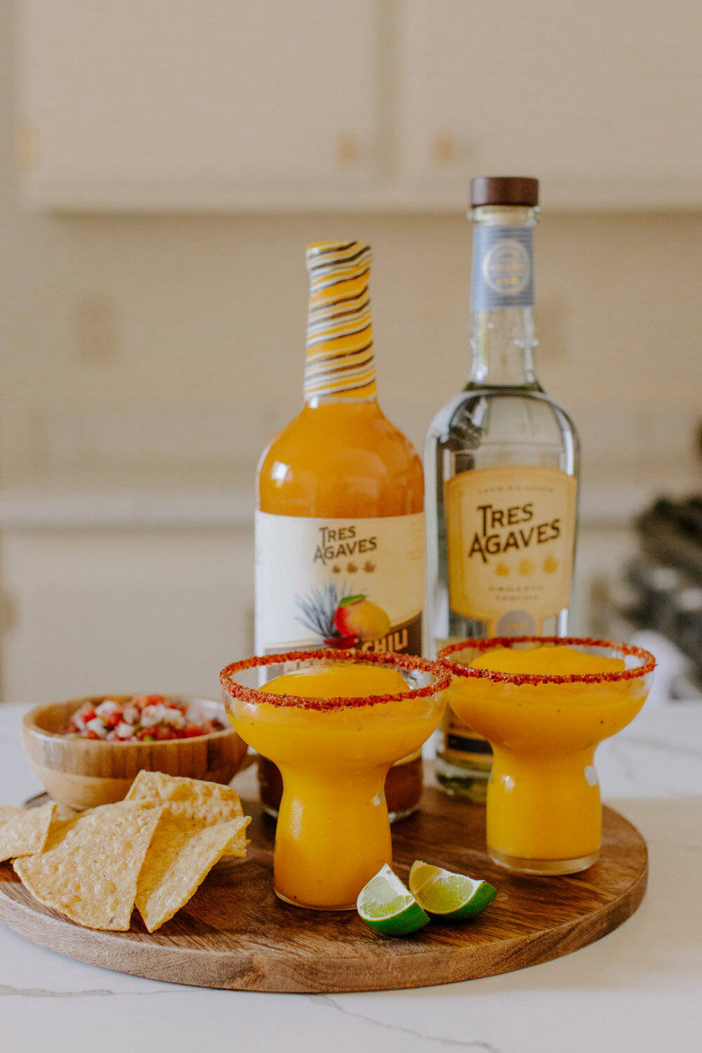 Tres Agaves Mango Chili Tequila Cocktails Wallpaper