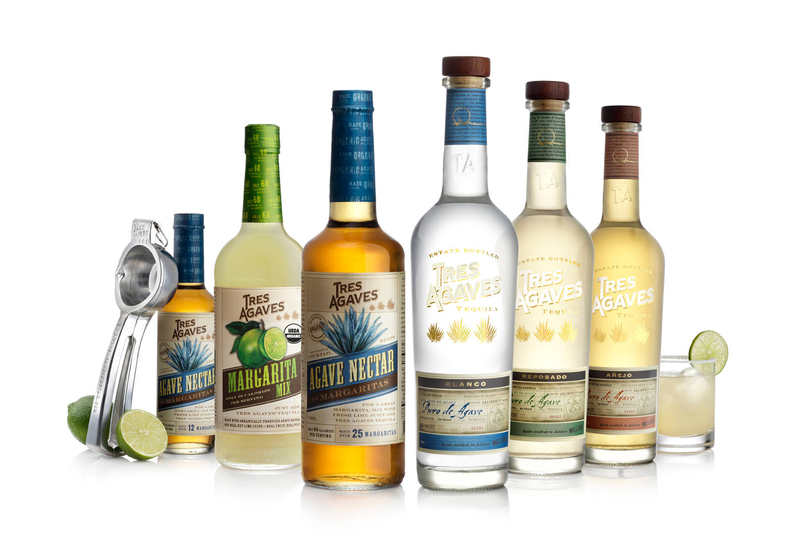 Tres Agaves Margarita Mix And Tequila Wallpaper